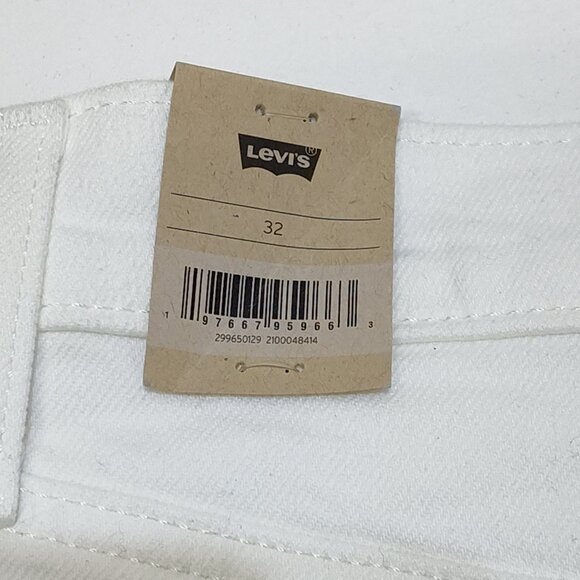 Levi's Mid-Length Mid Rise Shorts Size 32 Cuffed Slim Through Hip Original Style - Picture 4 of 8